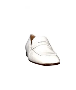 franco russo napoli fgr Ivoire 2103 Cuir Vernis Blanc*Femme Mocassins