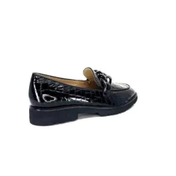 Ivoire0236a Ivoire 54595 Cuir Vernis Coco Noir*Femme Mocassins