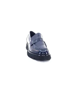 Ivoire-354 Ivoire 108606 Cuir Vernis Marine*Femme Mocassins