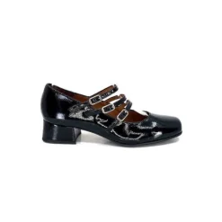 Ivoire0036a Ivoire 710 Cuir Vernis Noir*Femme Ballerines