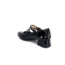 Ivoire0036a Ivoire 710 Cuir Vernis Noir*Femme Ballerines