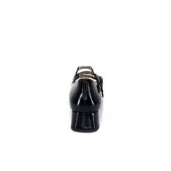 Ivoire0036a Ivoire 710 Cuir Vernis Noir*Femme Ballerines