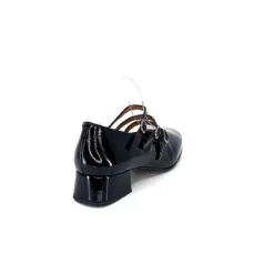 Ivoire0036a Ivoire 710 Cuir Vernis Noir*Femme Ballerines