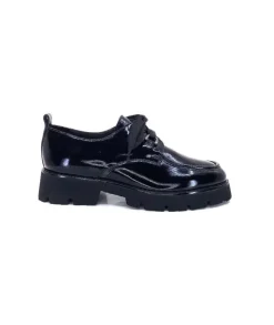 Ivoire-354 Ivoire 108601 Cuir Vernis Noir*Femme Lacets
