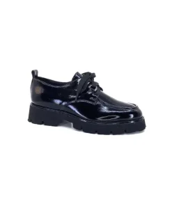 Ivoire-354 Ivoire 108601 Cuir Vernis Noir*Femme Lacets
