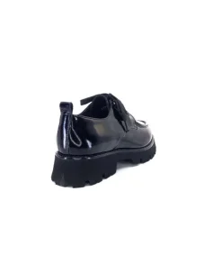 Ivoire-354 Ivoire 108601 Cuir Vernis Noir*Femme Lacets