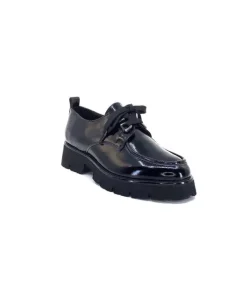 Ivoire-354 Ivoire 108601 Cuir Vernis Noir*Femme Lacets
