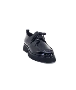 Ivoire-354 Ivoire 108601 Cuir Vernis Noir*Femme Lacets