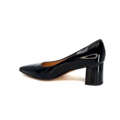 franco russo napoli fgr Ivoire 1601 Cuir Vernis Noir*Femme Escarpins