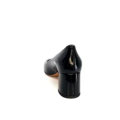 franco russo napoli fgr Ivoire 1601 Cuir Vernis Noir*Femme Escarpins