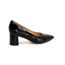 franco russo napoli fgr Ivoire 1601 Cuir Vernis Noir*Femme Escarpins