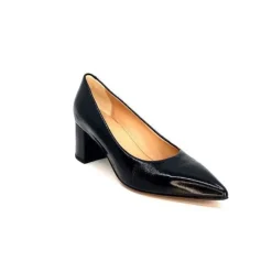 franco russo napoli fgr Ivoire 1601 Cuir Vernis Noir*Femme Escarpins