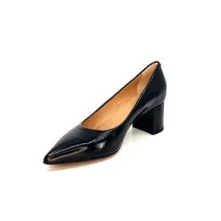 franco russo napoli fgr Ivoire 1601 Cuir Vernis Noir*Femme Escarpins
