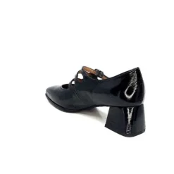 plumers Ivoire 4145 Cuir Vernis Noir*Femme Ballerines