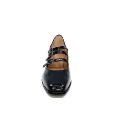 plumers Ivoire 4145 Cuir Vernis Noir*Femme Ballerines