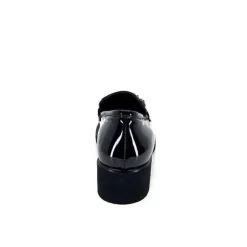 Ivoire0130a Ivoire 844926 Cuir Vernis Noir*Femme Mocassins