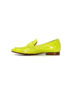 franco russo napoli fgr Ivoire 2103 Cuir Vert*Femme Mocassins