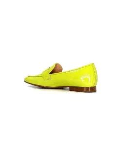 franco russo napoli fgr Ivoire 2103 Cuir Vert*Femme Mocassins