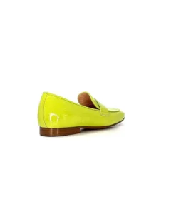 franco russo napoli fgr Ivoire 2103 Cuir Vert*Femme Mocassins