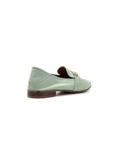 355-ivoire Ivoire 35.48.709 Cuir Vert*Femme Mocassins