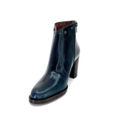 Ivoire0381b Ivoire 8016 Cuir Vert Pavone*Femme Bottines