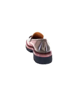 Ivoire0156 Ivoire 3276 Cuir Vino Mattone*Femme Mocassins