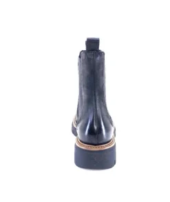 Ivoire0104a Ivoire 50197 Cuir Vintage Noir*Femme Bottines