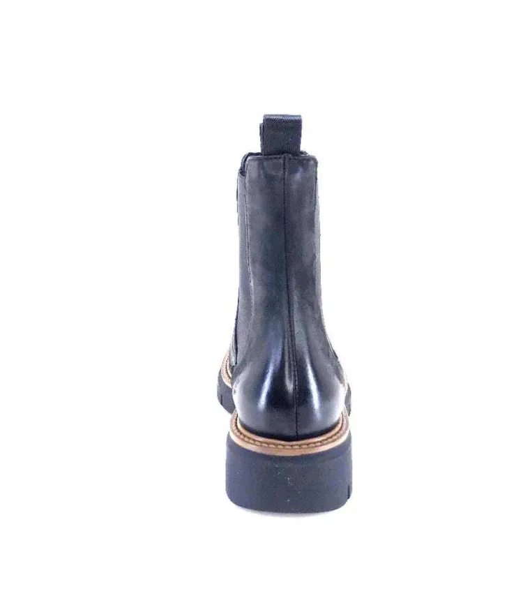 Ivoire0104a Ivoire 50197 Cuir Vintage Noir*Femme Bottines
