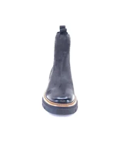 Ivoire0104a Ivoire 50197 Cuir Vintage Noir*Femme Bottines