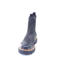 Ivoire0104a Ivoire 50197 Cuir Vintage Noir*Femme Bottines