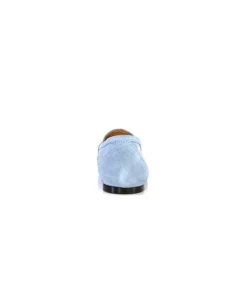 Ivoire0209b Ivoire 10648 Daim Azul Ciel*Femme Mocassins