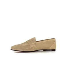 Ivoire0209b Ivoire 10648 Daim Beige*Femme Mocassins