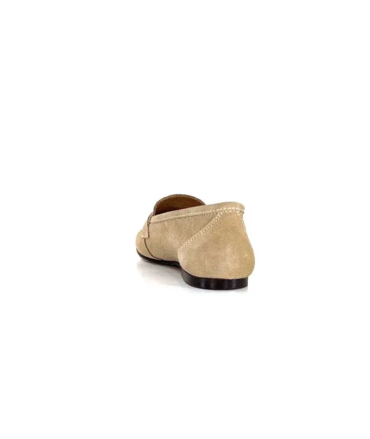 Ivoire0209b Ivoire 10648 Daim Beige*Femme Mocassins