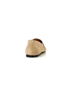 Ivoire0209b Ivoire 10648 Daim Beige*Femme Mocassins
