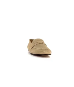 Ivoire0209b Ivoire 10648 Daim Beige*Femme Mocassins