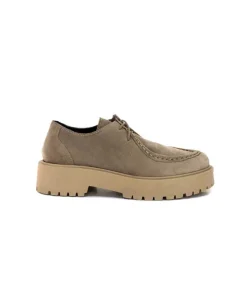 Ivoire0351a Ivoire 7325225 Daim Beige*Femme Lacets