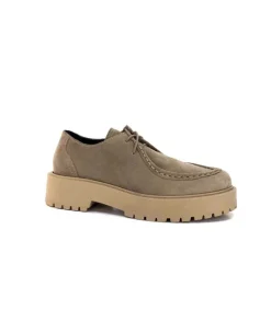 Ivoire0351a Ivoire 7325225 Daim Beige*Femme Lacets