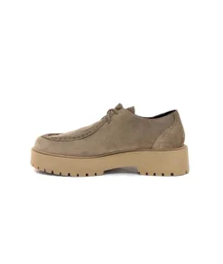 Ivoire0351a Ivoire 7325225 Daim Beige*Femme Lacets