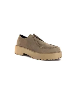 Ivoire0351a Ivoire 7325225 Daim Beige*Femme Lacets