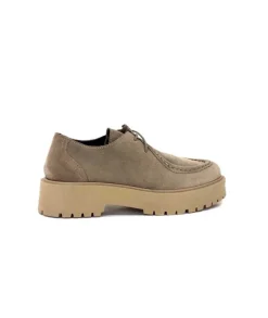 Ivoire0351a Ivoire 7325225 Daim Beige*Femme Lacets