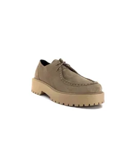 Ivoire0351a Ivoire 7325225 Daim Beige*Femme Lacets