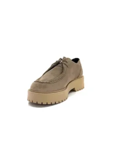 Ivoire0351a Ivoire 7325225 Daim Beige*Femme Lacets