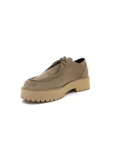 Ivoire0351a Ivoire 7325225 Daim Beige*Femme Lacets