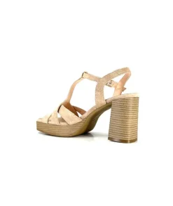 Ivoire0104a Ivoire 51292 Daim Beige*Femme Sandales