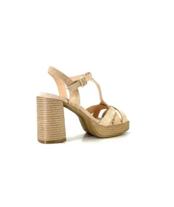 Ivoire0104a Ivoire 51292 Daim Beige*Femme Sandales