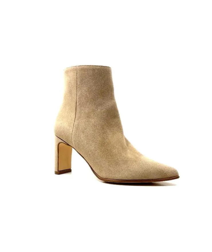 Ivoire0104a Ivoire 51059 Daim Beige*Femme Bottines Eté