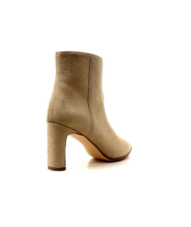 Ivoire0104a Ivoire 51059 Daim Beige*Femme Bottines Eté