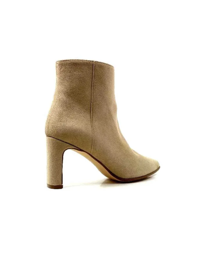 Ivoire0104a Ivoire 51059 Daim Beige*Femme Bottines Eté