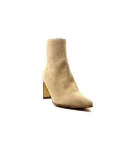Ivoire0104a Ivoire 51059 Daim Beige*Femme Bottines Eté
