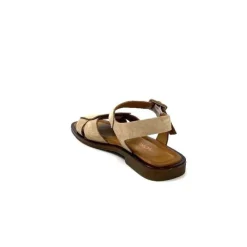 Ivoire0401a Ivoire 500.4314 Daim Beige Camel*Femme Sandales